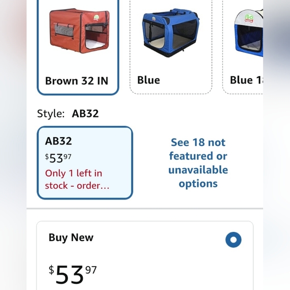 Go Pet Club Red-Orange Collapsible Dog Crate - Picture 8 of 10